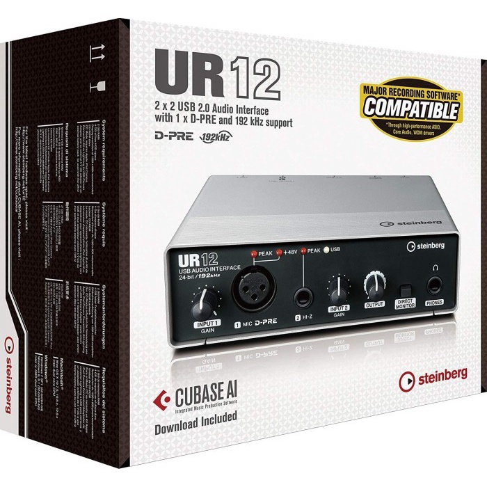 {suhadistore} Steinberg UR12 USB Audio Interface Murah