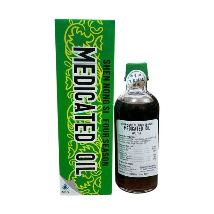 (Original) Medicated Oil uk 12ml, 20ml, 40ml Exp Lama Termurah