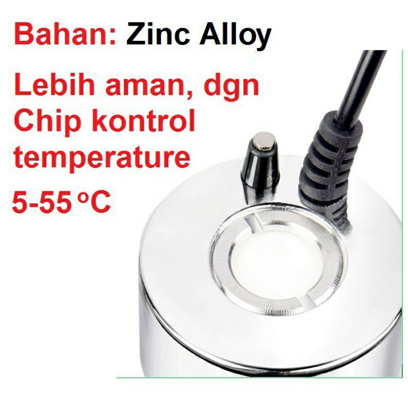 Mist Maker+Adaptor Mesin Kabut Humidifier Pembuat Embun Fogger Fog Uap ultrasonic