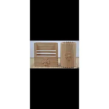 

rak pensil dari stik