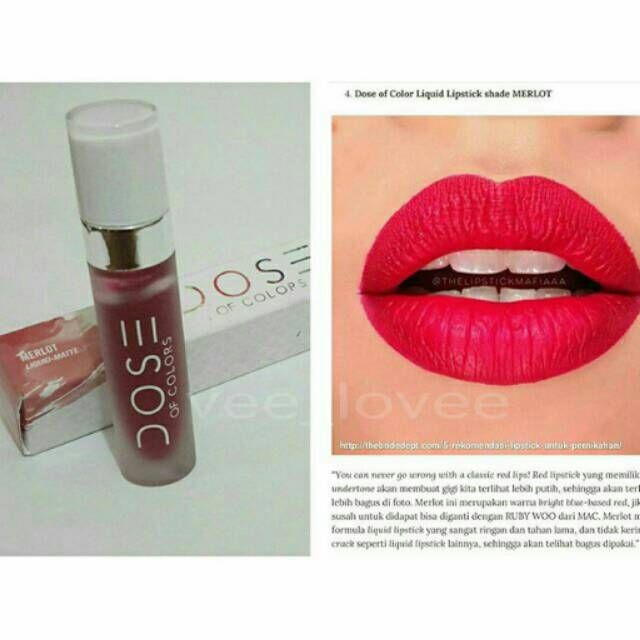 Dose of Colors Liquid Lipstick
