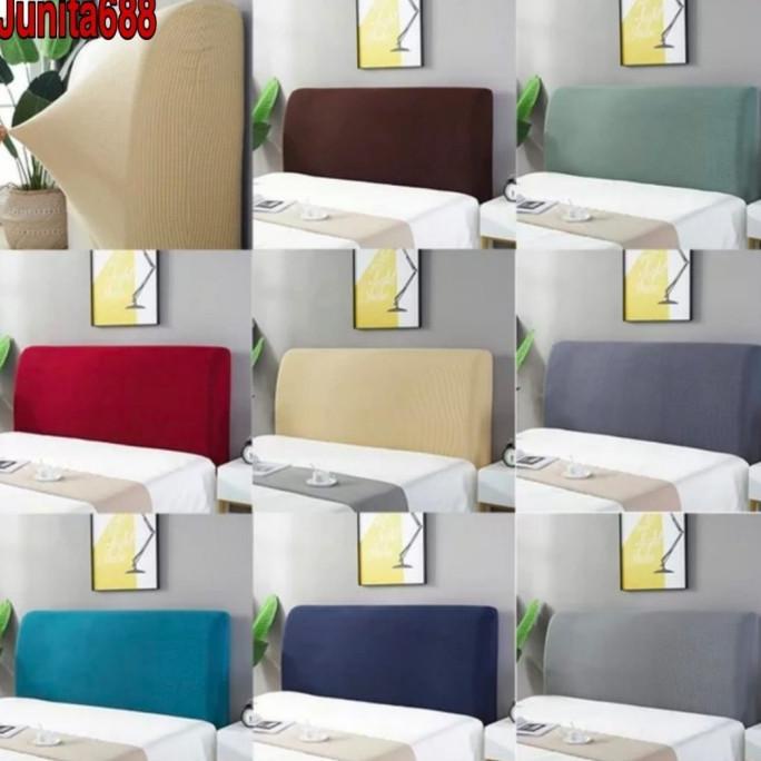 Cover bed HEADBOARD size 180cm/PENUTUP sandaran tempat tidur elastis Termurah