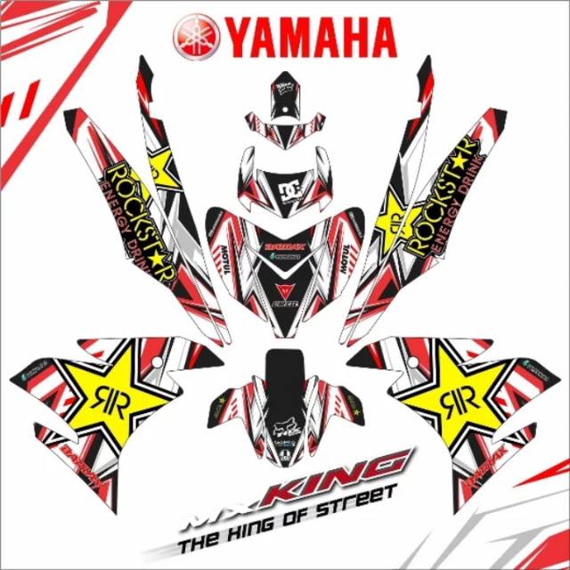 DECAL STIKER MX KING