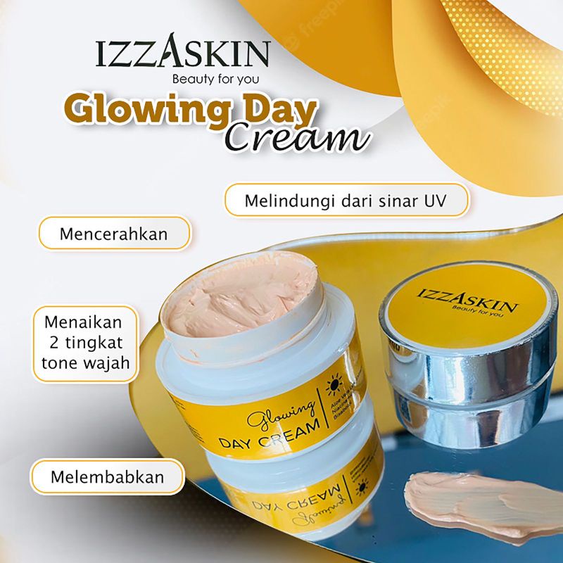 day cream glowing izzaskin