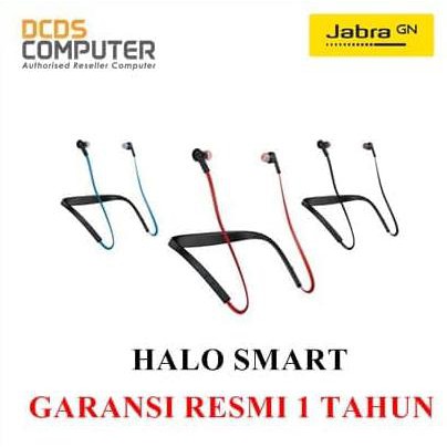 HEADSET BLUETOOTH JABRA HALO SMART / JABRA HALO SMART BLUETOOTH - MERAH