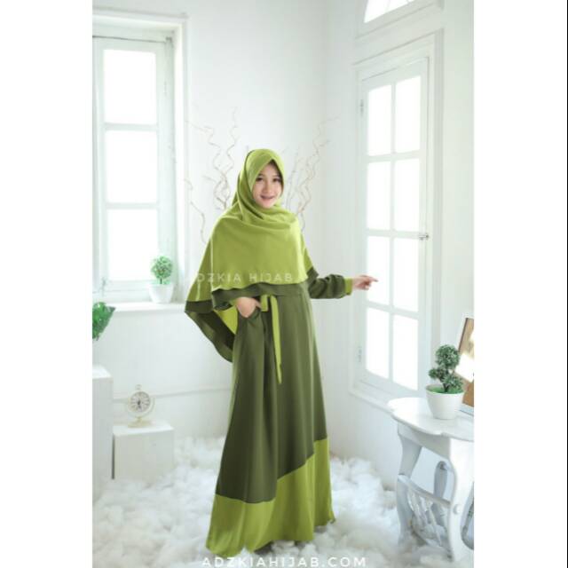 Set Gamis Rania by Adzkia Hijab Syar'i
