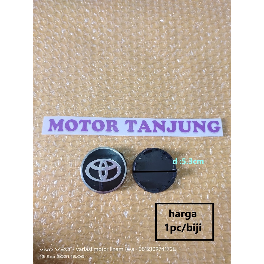 dop roda velg toyota agya calya hitam ring 13