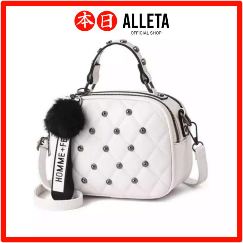 ALLETA TAS SELEMPANG SLEMPANG SLING BAG BAHU KEKINIAN KERJA KONDANGAN CEWEK WANITA LUCU KOREA REMAJA