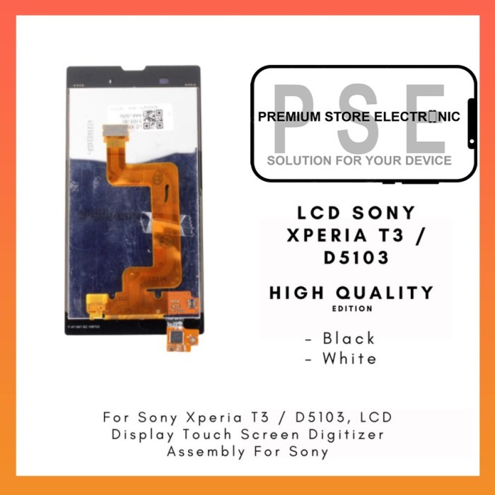 LCD Xperia T3 D5103 ORIGINAL Fullset Touchscreen Garansi