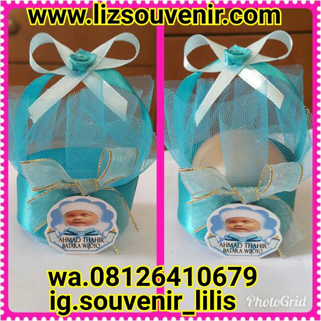 Souvenir aqiqah tempat telur