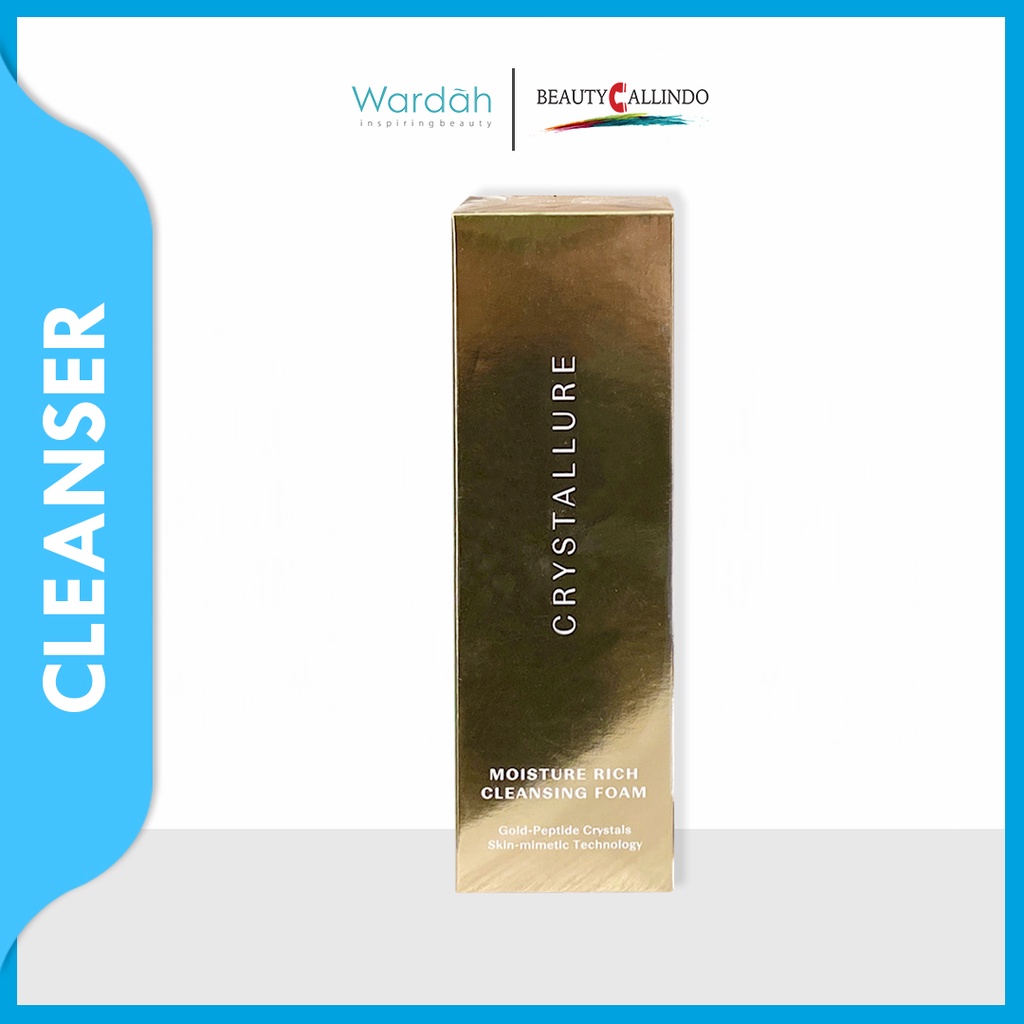 Wardah Crystallure Moisture Rich Cleansing Foam
