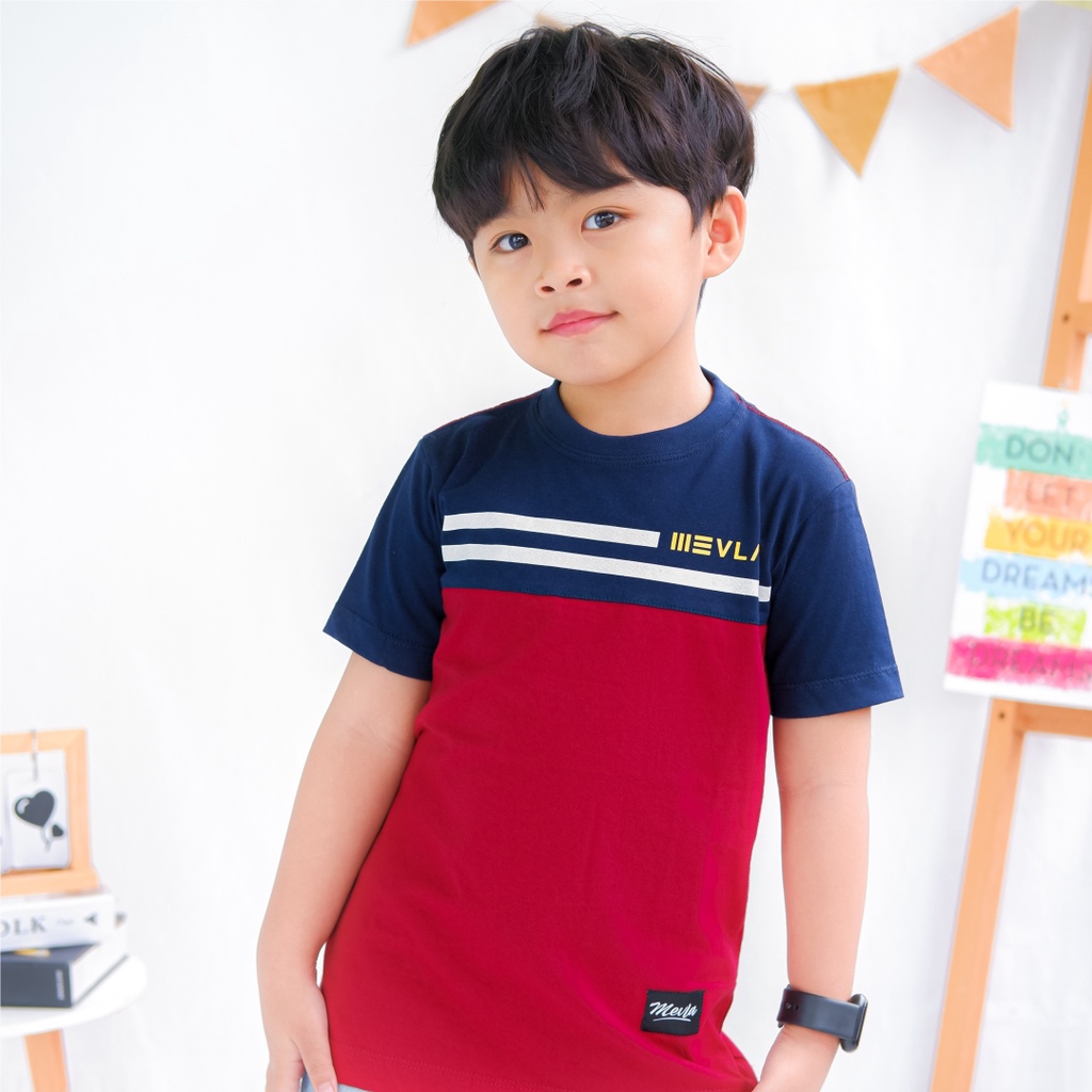 Kaos Anak Laki laki Branded Original Casual Keren Umur 1 - 10 tahun | Casildo - Mevla Kids