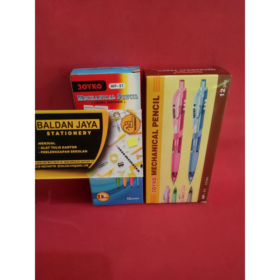 

Pensil Isi Ulang Joyko Mechanical MP-11/ MP-21 Perbox