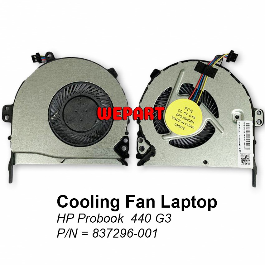 Cooling Fan Kipas Laptop HP Probook 440G3 440 G3 837296-001