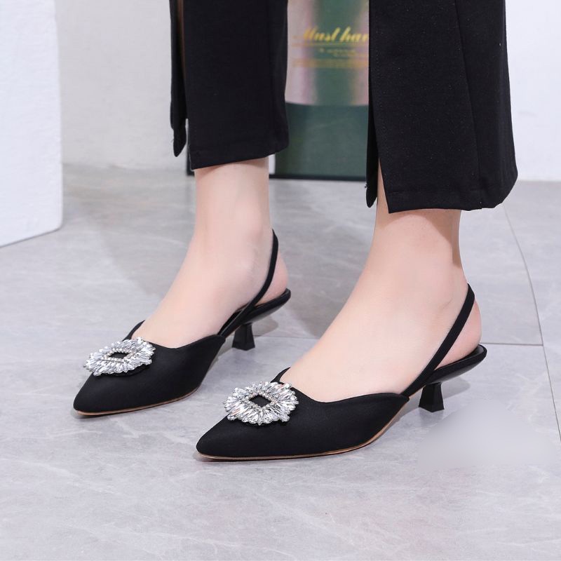 RYX - Vibrant Diamond Sepatu Heels Hak Wanita Fashion Casual / Pesta - Ori Import