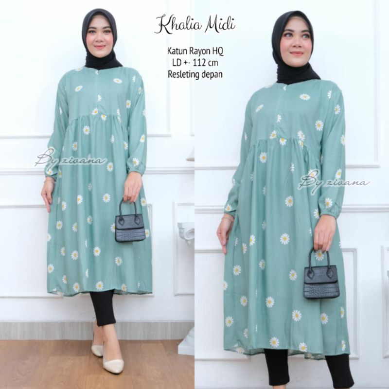 Midi dress RAYON PREMIUM - KHAILA MIDI //JF604