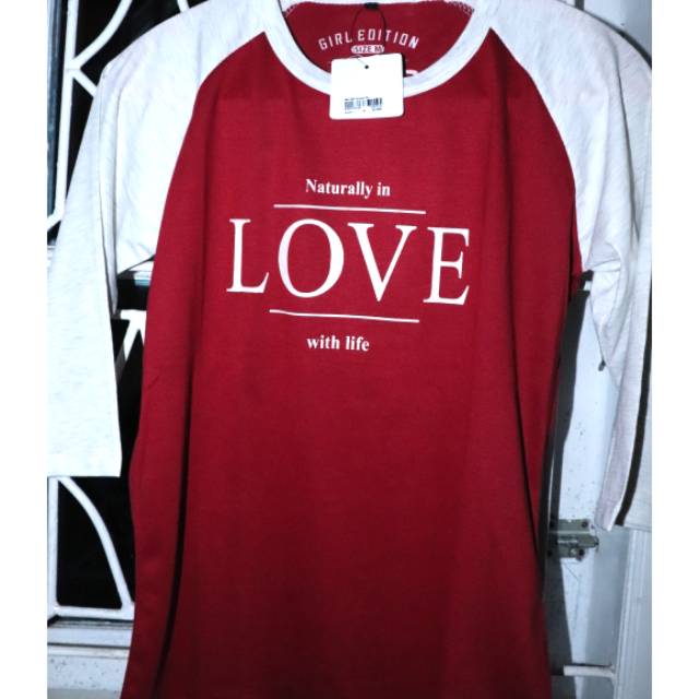 Kaos/baju lengan 7/8 merk ROMP