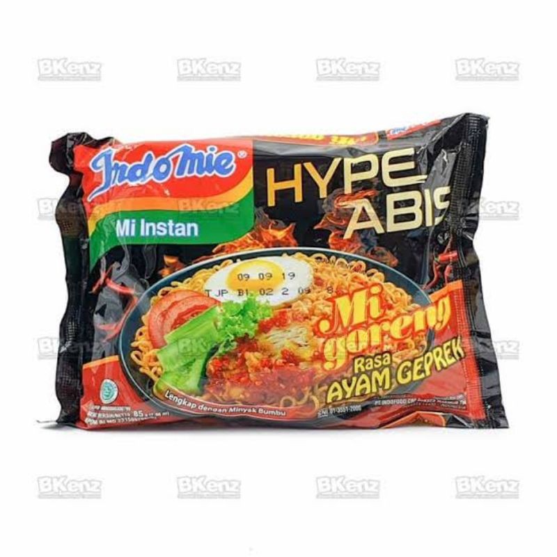 

NOODLES/MIE INSTANT INDOMIE GORENG HYPE AYAM GEPREK SATUAN