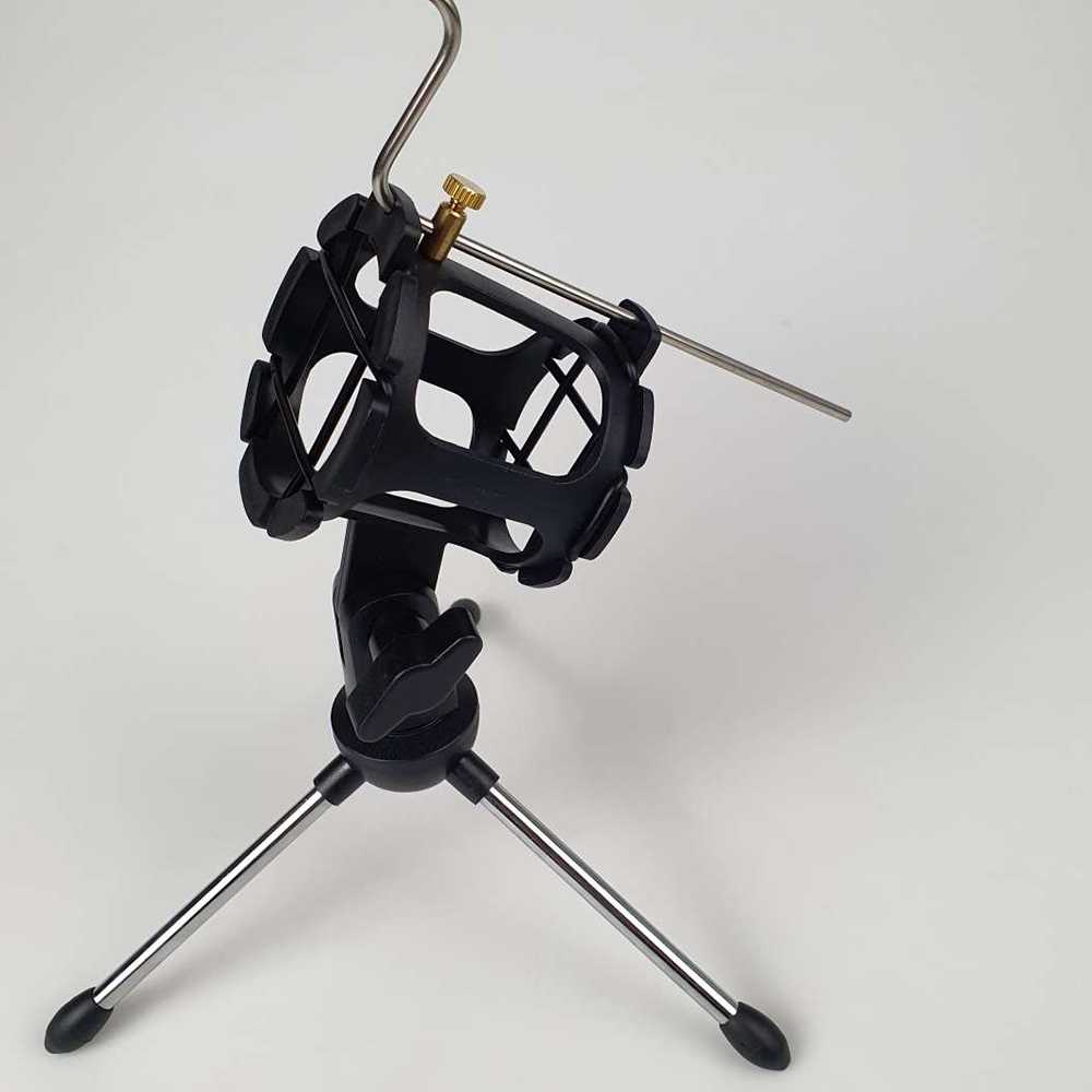Zeepin Mini Tripod Stand Mikrofon Universal dengan Pop Filter - F-9