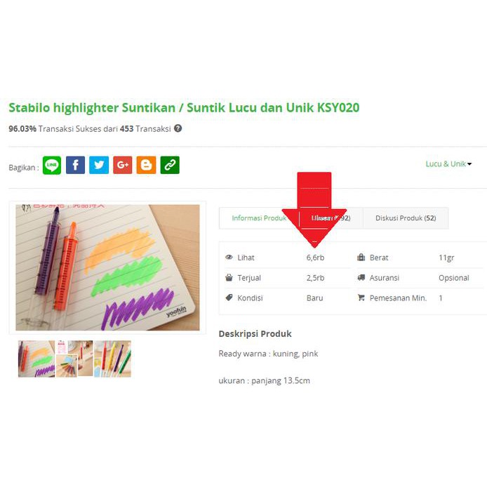 

BRANDED STABILO HIGHLIGHTER BENTUK SUNTIKAN GAMBAR LUCU UNIK STOK TERBATAS