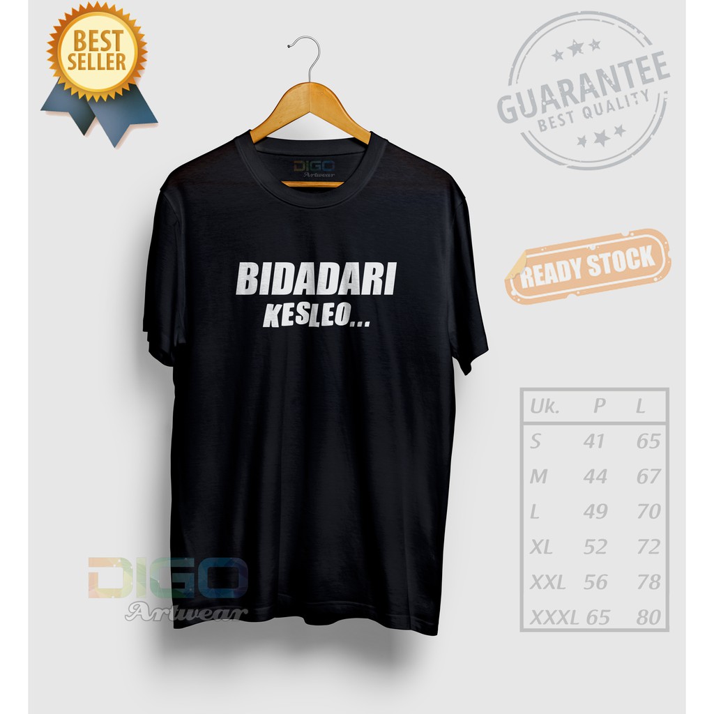 Kaos Bidadari Kesleo Via Vallen Nella Kharisma T Shirt Kata2