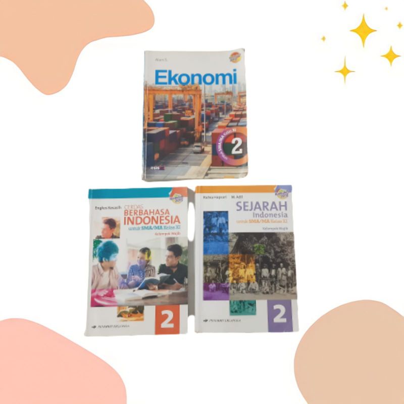 BUKU SEJARAH INDONESIA SMA KELAS 11 | BUKU EKONOMI SMA KELAS 11 | BUKU CERDAS BERBAHASA INDONESIA SM