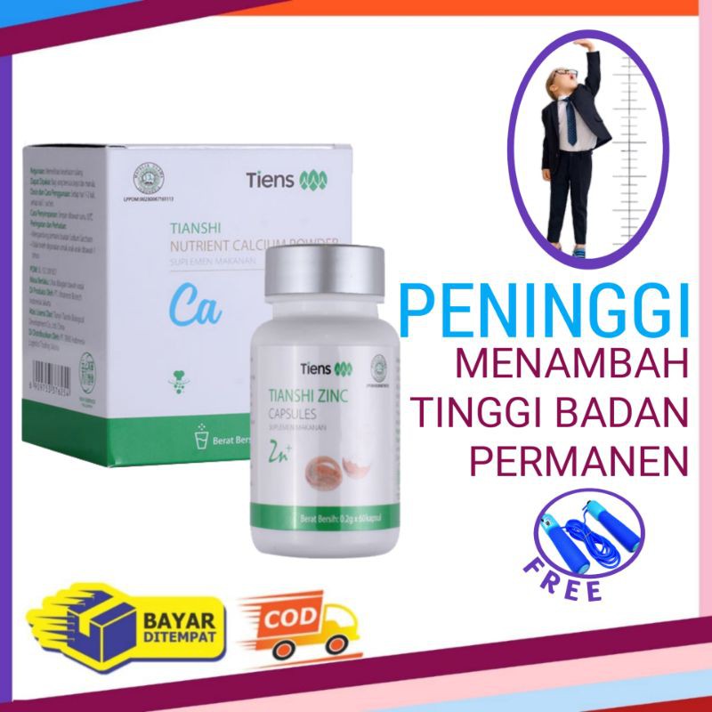 Nutrisi Obat Peninggi Badan Herbal Kalsium Dan Zinc Naik 3 15cm Tercepat Permanen Shopee Indonesia