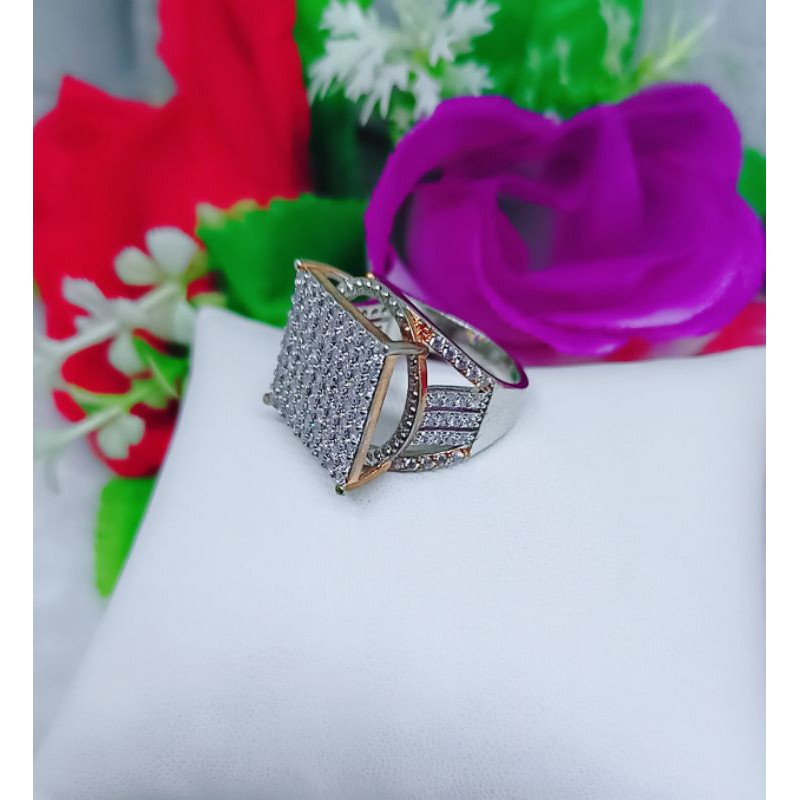 cincin permata kombinasi lapis emas 18k type:(i050-i054)