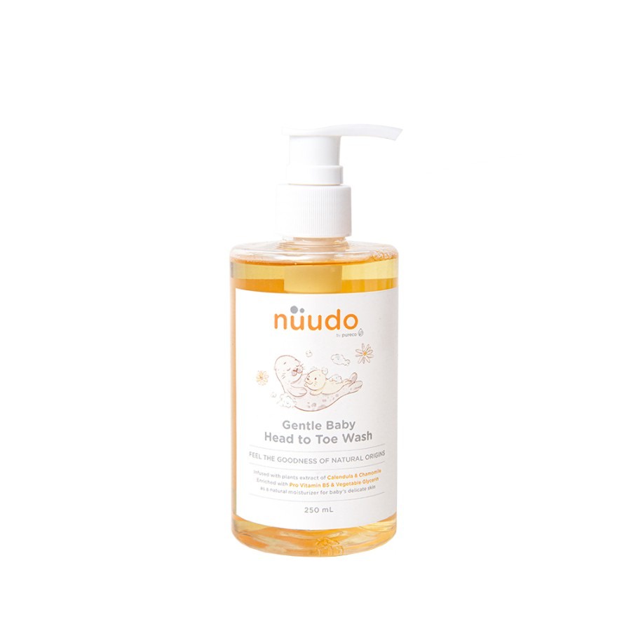 Nuudo Gentle Baby Head to Toe Wash 250ml