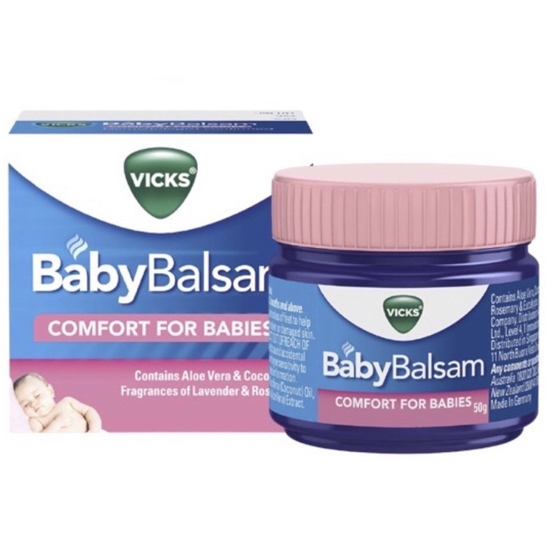 Vicks Baby Balsam Comfort For Babies Balsem Bayi Penghangat Tubuh 3M+ Menenangkan Bayi saat Rewel Batuk Pilek Flu