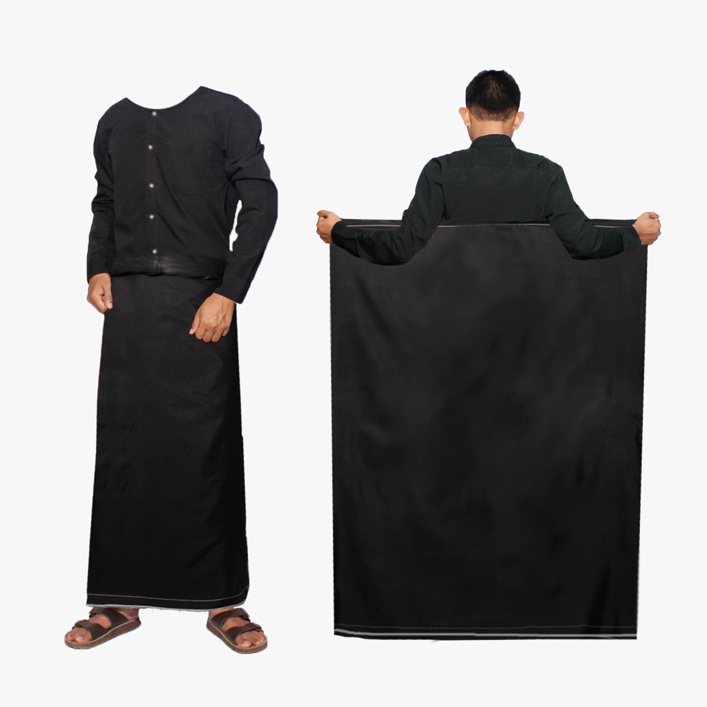 Sarung Tenun Pria Polos Garis Dewasa
