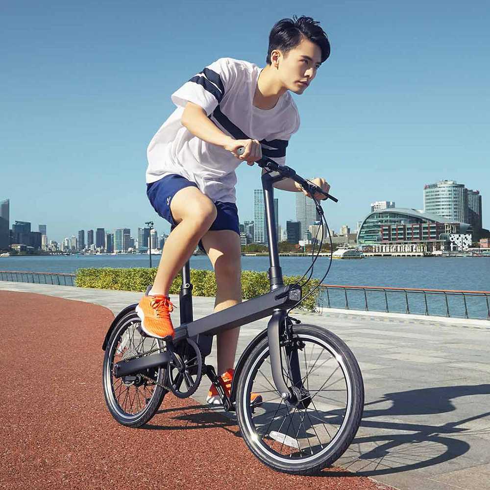 Xiaomi QiCycle EC1 Sepeda Elektrik Smart Bicycle 20 Inches - TDP02Z