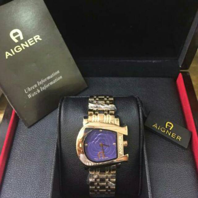 Jam tangan wanita AIGNER A1800 BUNGA GRADE PREMIUM AAA+