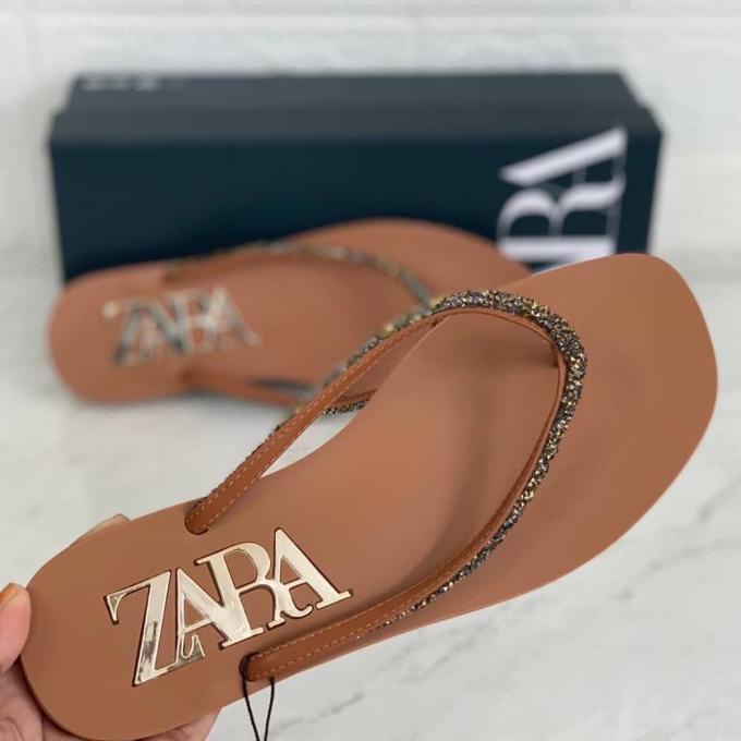 Zara Flat Sandal - Flas sandal Zara wanita