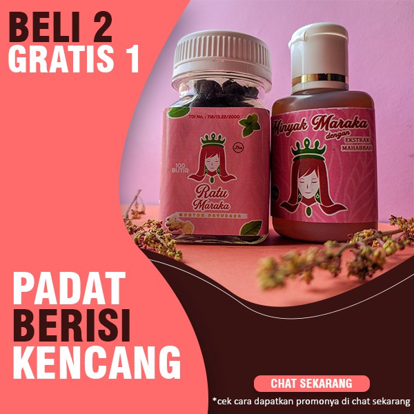 PAKET RATU MARAKA+MINYAK KENCANG DAN MONTOQ PAYUDARA