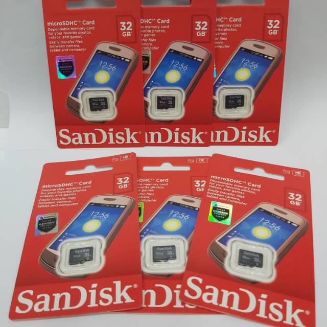 Memory Card Micro SD Sandisk  32gb Class 4