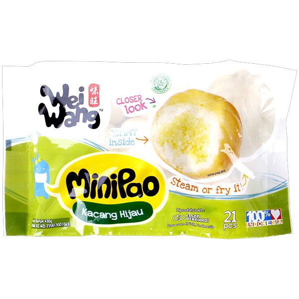 

[READY STOCK] Wei wang Minipao Kacang Hijau 21 pcs