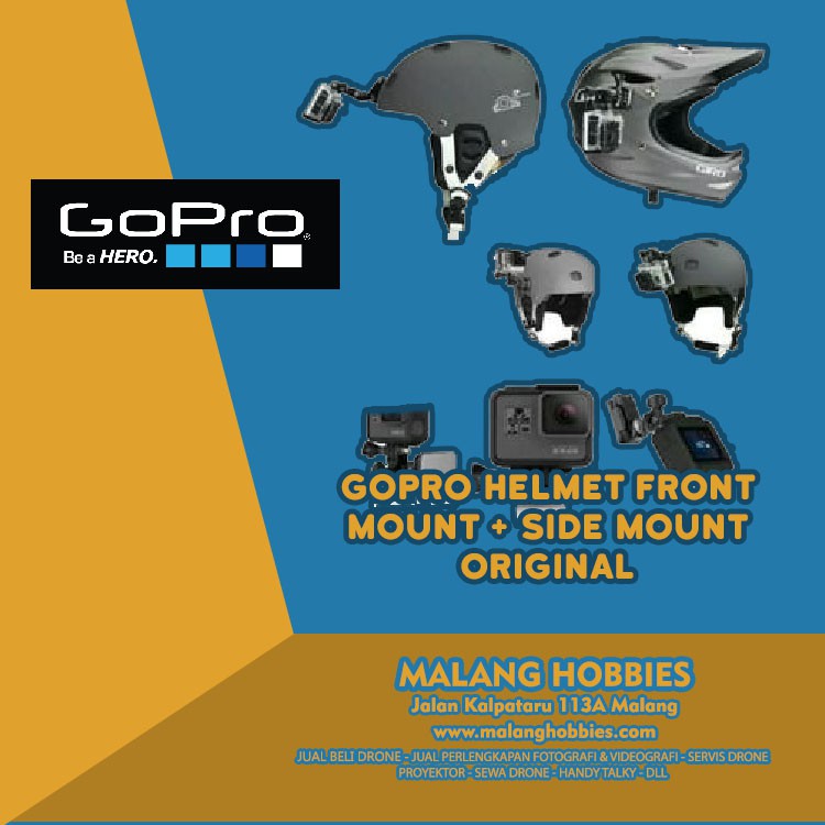 GOPRO HELMET FRONT + SIDE MOUNT ORIGINAL