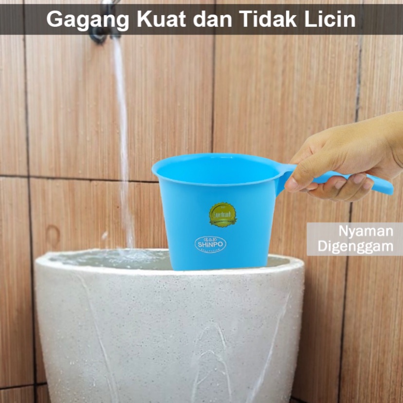 ( BISA COD ) PROMO GAYUNG MANDI SUIGEN SHINPO SIP-210 / GAYUNG AIR PLASTIK / GAYUNG AIR MURAH / GAYUNG PLASTIK WARNA MURAH / GAYUNG AIR PENDEK / WADAH AIR MANDI