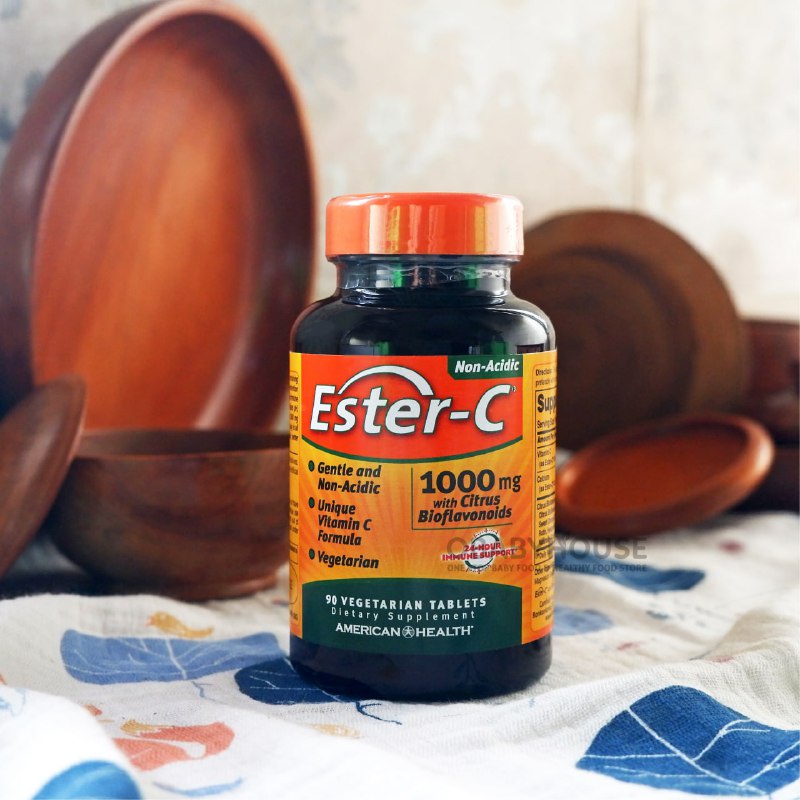 American Health Ester-C with Citrus Bioflavonoids - 1000mg 90 Veg Tab