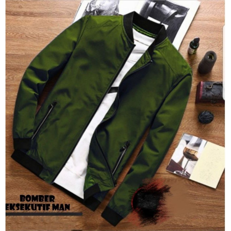 BOMBER MAN JACKET || BOMBER EKSEKUTIF MAN || JAKET BOMBER-2