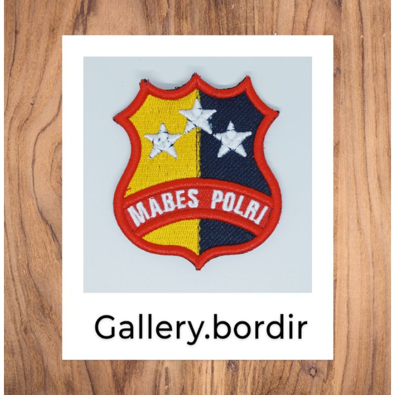 logo mabes polri timbul | bordir polri timbul