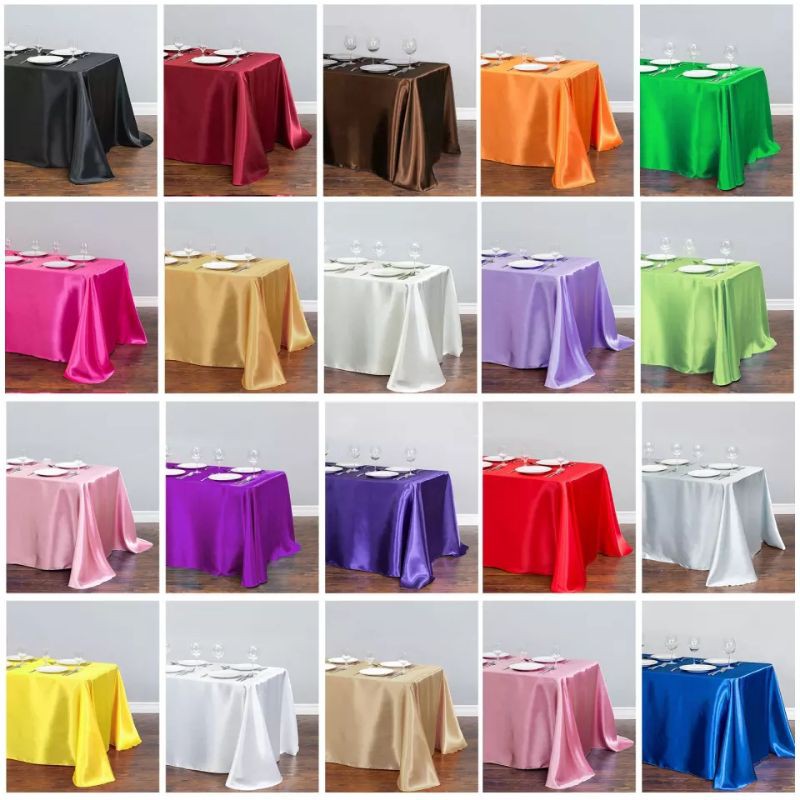 Taplak Meja Kain Murah Table Runner Set Segi Empat Dekorasi Meja CUSTOM Ukuran jumbo