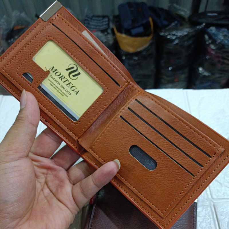 Dompet Pria Mortega M-8602 Standart || Dompet Pria 3 Ruang Import