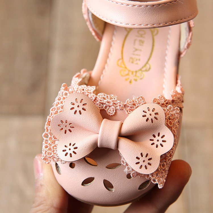 littlekiddoss SH20148 Sepatu Anak Perempuan Sepatu Flat Pita Sepatu Sandal Anak Perempuan