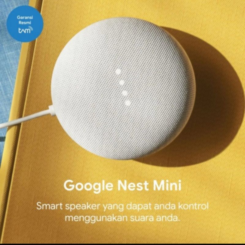 Google Nest Mini (generasi ke-2) gaaransi TAM bisa bahasa indonesia kontrol suara produk smart home