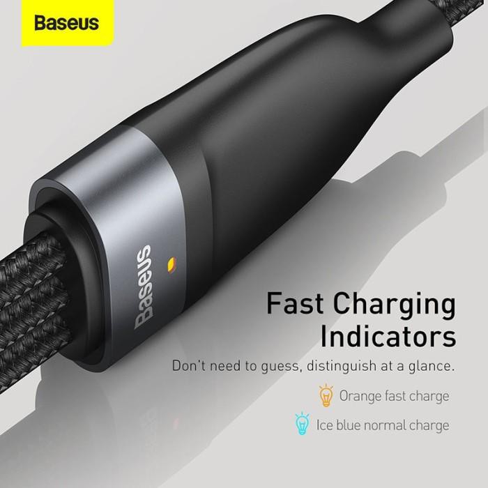 Baseus Cable Data Fast Charging 3 in 1 - Micro + Lightning + Type C 5A 1.2m