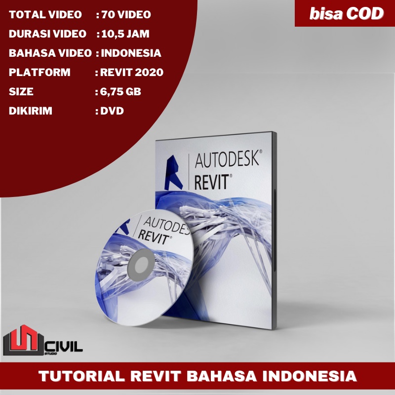 Jual Tutorial Revit Bahasa Indonesia Lengkap (Arsitektur-Struktur-MEP ...