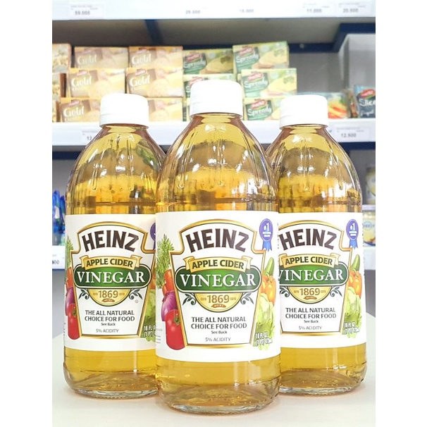 

Heinz Apple Cider Vinegar / Cuka Apel Heinz 473 ML