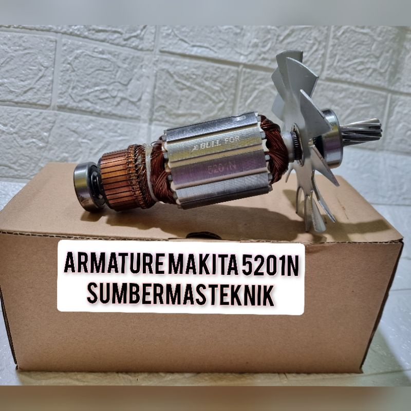 ARMATURE ANGKER FOR MAKITA 5201N GERGAJI KAYU CIRCULAR SAW 10" 5201 N